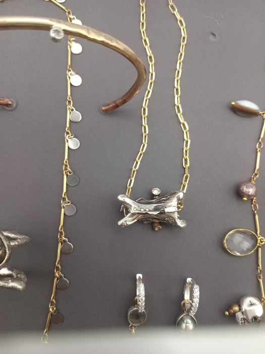 Vertebrae Diamond Necklace