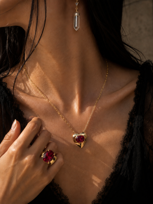 Ruby Pendant Necklaces