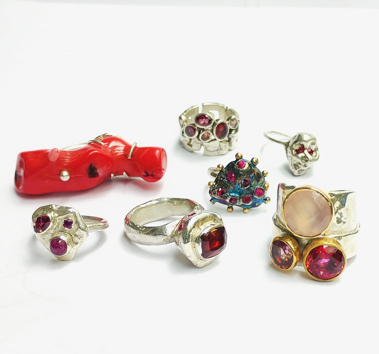 Red Coral Ring