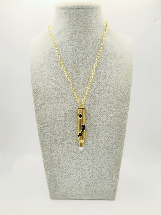 Melted Bullet Necklace