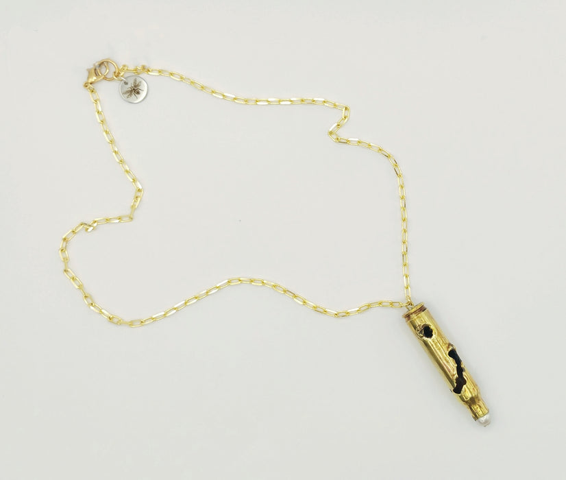 Melted Bullet Necklace