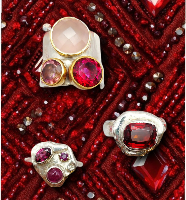 Garnet Tourmaline Ring