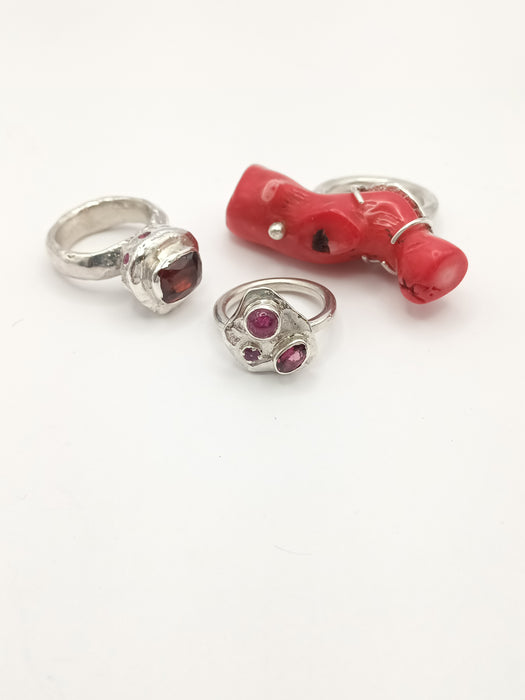 Red Coral Ring