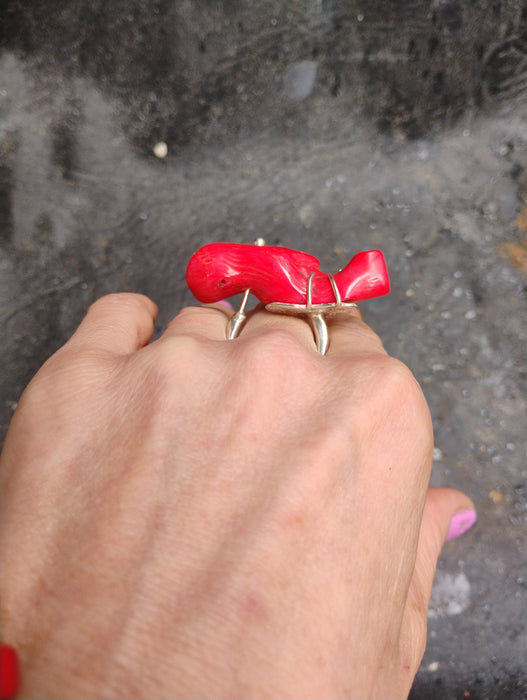 Red Coral Ring