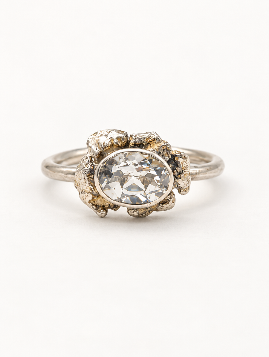 Oval Quartz Rings