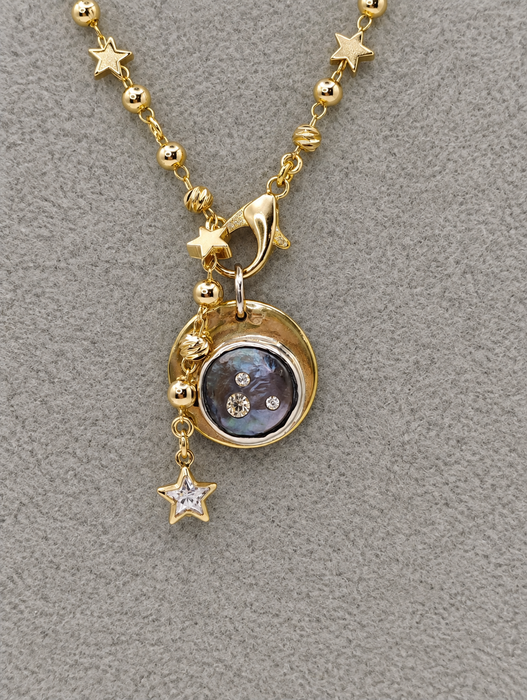 Starry Night Pearl Necklace
