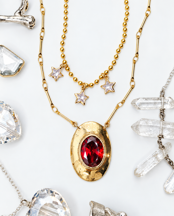 Ruby Pendant Necklaces
