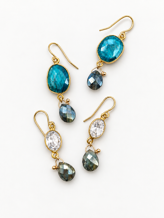 Labradorite Drop Earrings