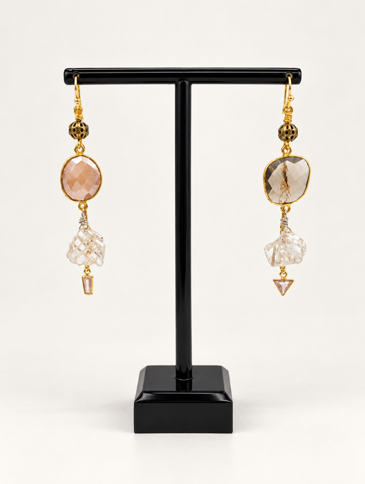 Smoky Quartz Earrings