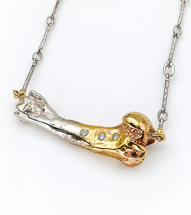Diamond Bone Necklace