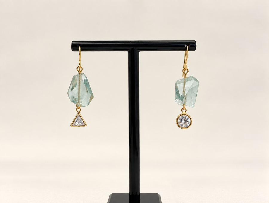 Aquamarine Drop Earrings