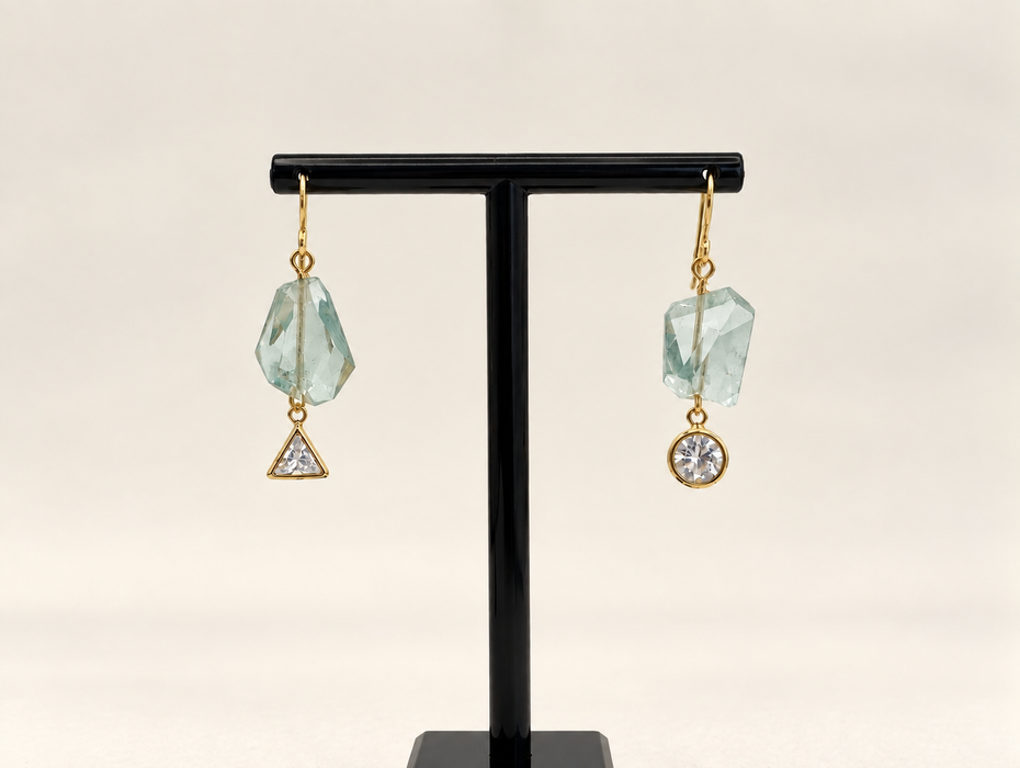 Aquamarine Drop Earrings