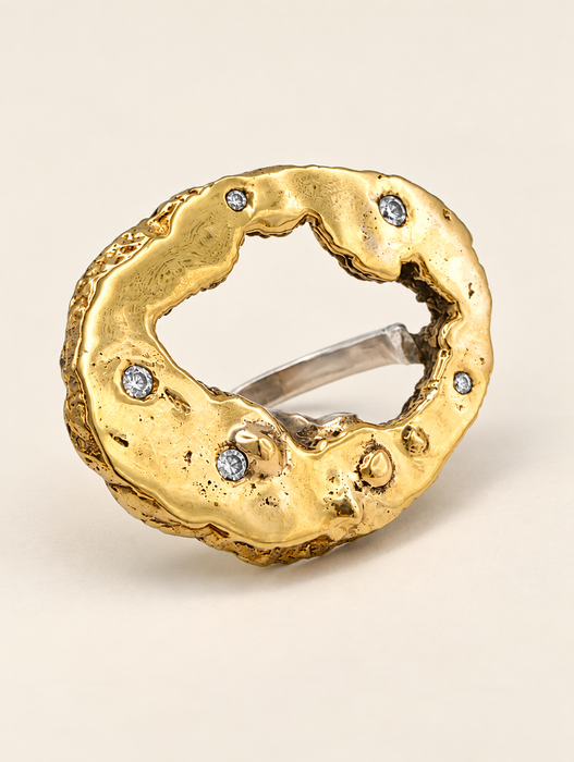 Geode Diamond Ring
