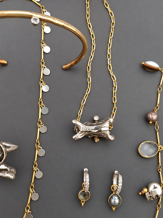Vertebrae Diamond Necklace