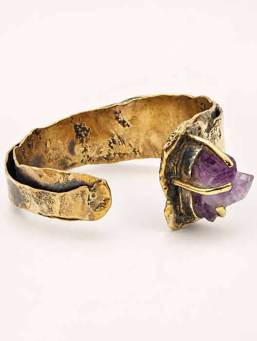 Amethyst Cuff Bracelet