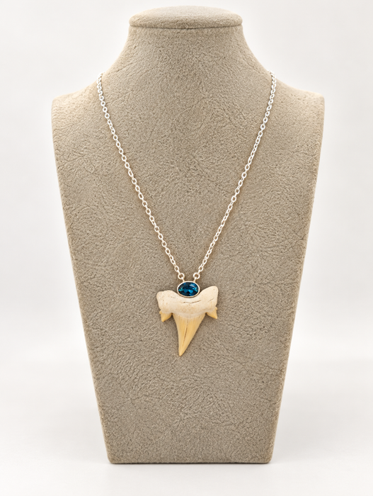 Stone Shark Tooth Necklaces