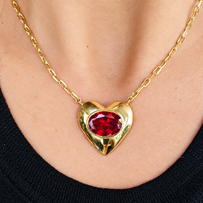 Ruby Pendant Necklaces