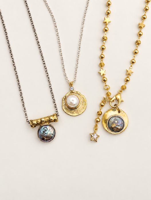 Freshwater Coin Pearl Necklace