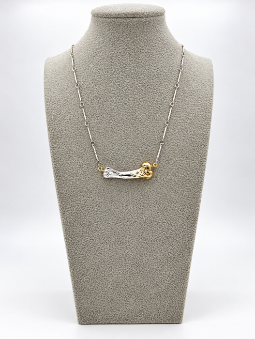 Diamond Bone Necklace