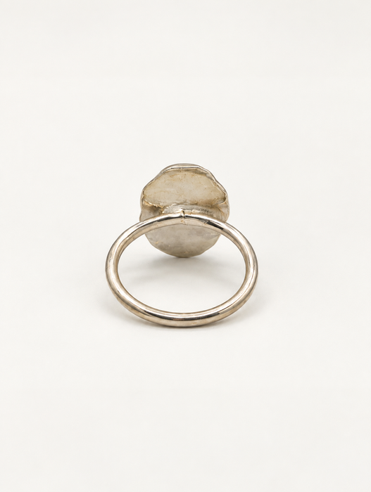 Golden Rutilated Quartz Ring