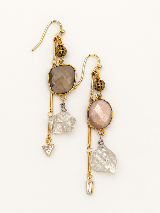 Smoky Quartz Earrings