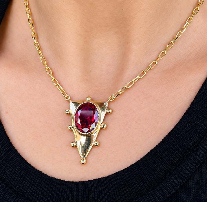 Ruby Pendant Necklaces