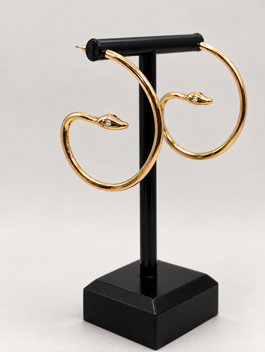 Snake Sapphire Earrings