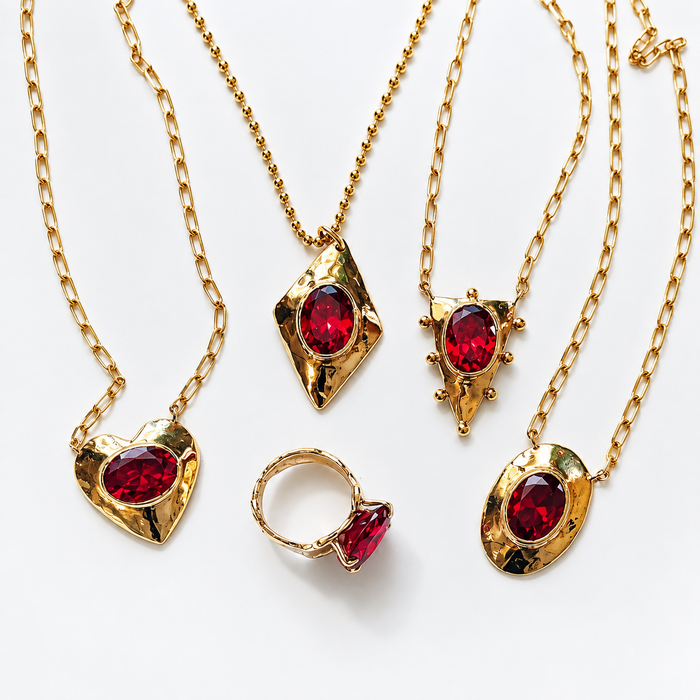 Ruby Pendant Necklaces