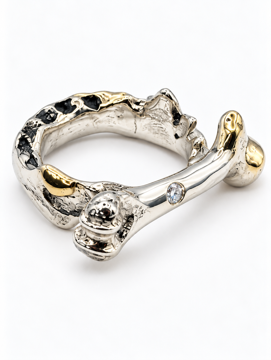 Bone Diamond Ring