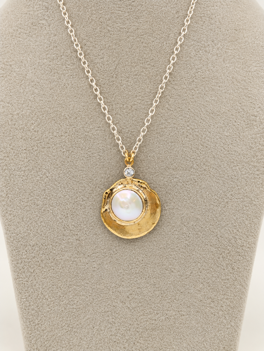 Freshwater Coin Pearl Necklace