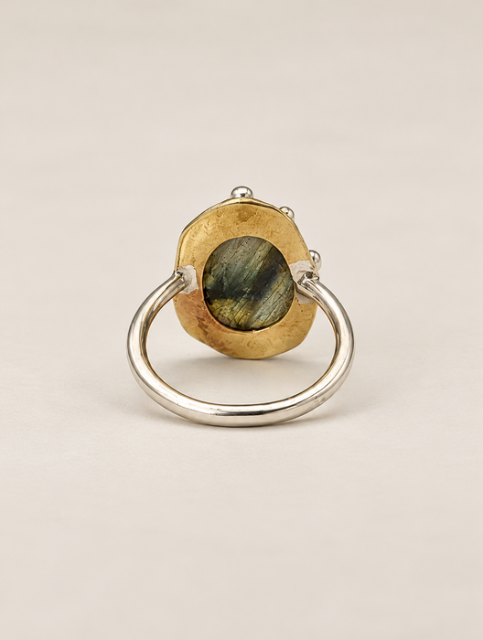 Labradorite Bezel Set Ring