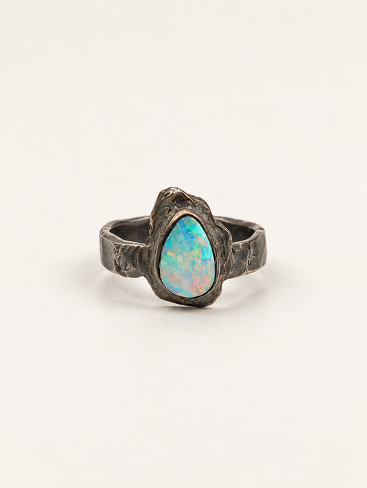 Black Opal Ring
