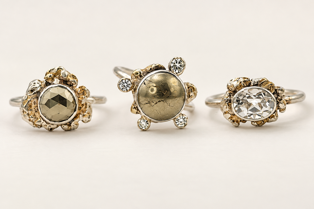 Oval Quartz Rings